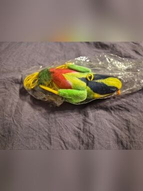 Colorful  Bird - Multi Color- Cat Toy